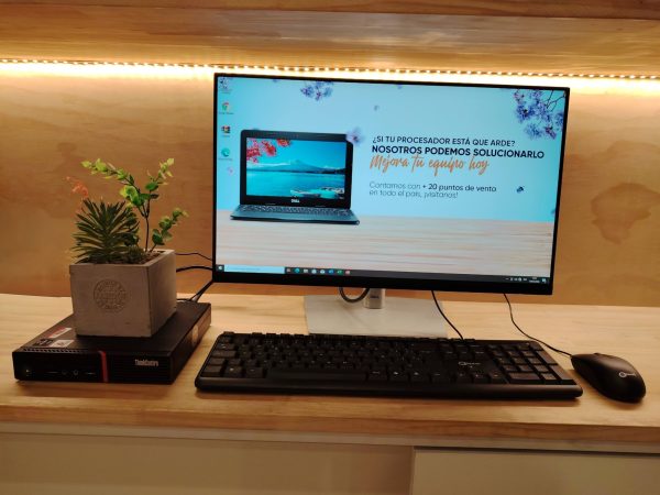 Lenovo Tiny | Ryzen 5 PRO | 8GB RAM | 240GB SSD | Monitor 22" ultra slim